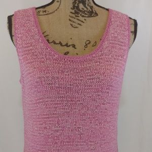 J.H. Collection Pink Knit Top